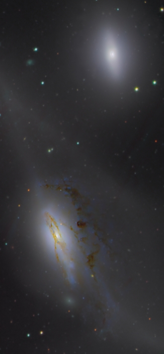 NGC 4435 y NGC 4438, 