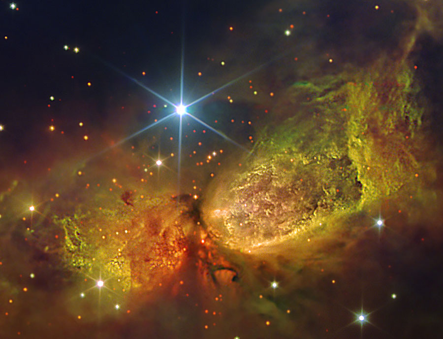 Star Forming Region S106 Image. Credit: GRANTECAN and IAC