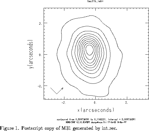 \begin{figure}\vspace*{0.cm}
\special{psfile=/net/aguja/scratch/cburgo/andromeda...
...alsize {Figure 1. Postscript copy of M31 generated by int\_rec.\\ }
\end{figure}