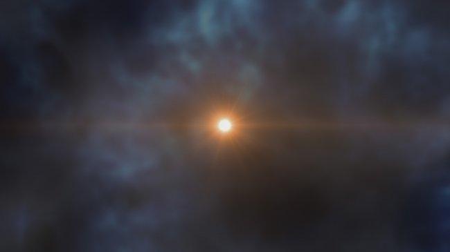 Imagen artística de la estrella J0023+0307 que se creó en las primeras etapas de la formación de la Vía Láctea. La estrella J0023+0307 se formó a partir del material eyectado por las primeras supernovas. Crédito: Gabriel Pérez, SMM (IAC).